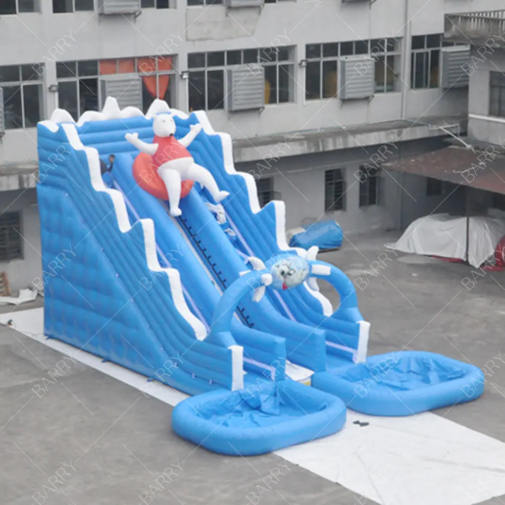 

Waterslide Tropical Summer Inflatable Commercial Inflatable Water Slide Swimming Pool Giant Slide Inflatable