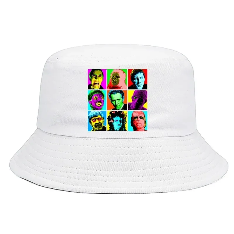 Hammer Warhol Bucket Hat Summer Printed Foldable Bucket Hat Man Daily Casual Unisex Lovely Outdoor Sunscreen Fishing Hunting Cap