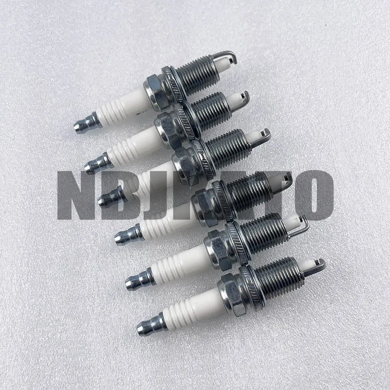 New 6PCS Spark Plugs For Chrysler Dodge Ram 1500 Jeep Wrangler Grand Cherokee Plymouth SP000ZFR5N RC12ECC