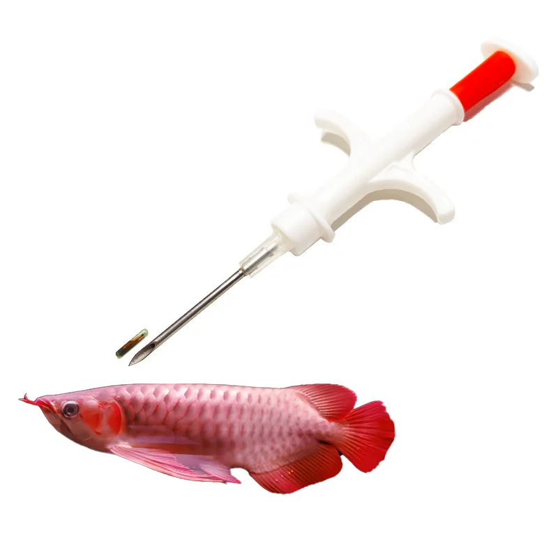 

40 шт. микрочип для домашних животных FDX-B 1,4x8 мм красный Arowana Fisheries мини RFID стеклянная метка PIT ISO11784/5 имплантируемый шприц для аквакультуры