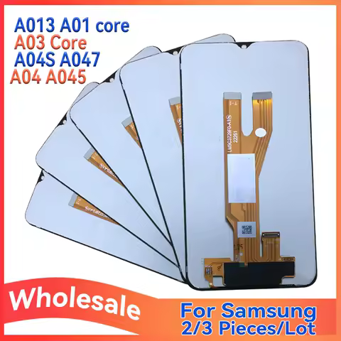 Wholesale 2/3 Pieces Lot For Samsung A013 A01 Core LCD Screen A03 Core Assembly Touch A04S A047 Display A04 A045