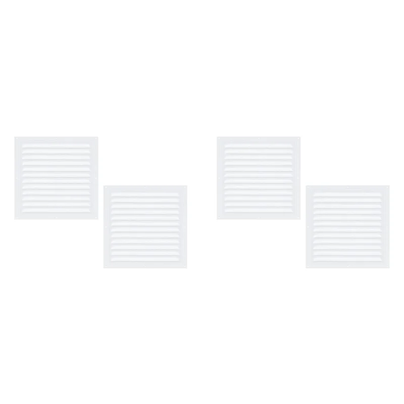 

ABKU-4 шт. чердачные вентиляционные отверстия, алюминиевые настенные вентиляционные отверстия, металлический навес, вентиляционная решетка с сеткой, квадратная вентиляционная жалюзи, вентиляционная решетка