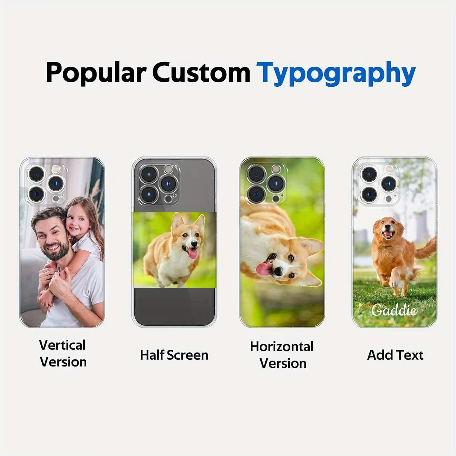 Personalizowane przezroczyste etui na telefon DIY z własnym zdjęciem dla Xiaomi Redmi Note 14 13 12 11 Pro Plus 4G 5G 15C 14C 13C 12C 10 10C 9A 9C — zdjęcie produktu 3