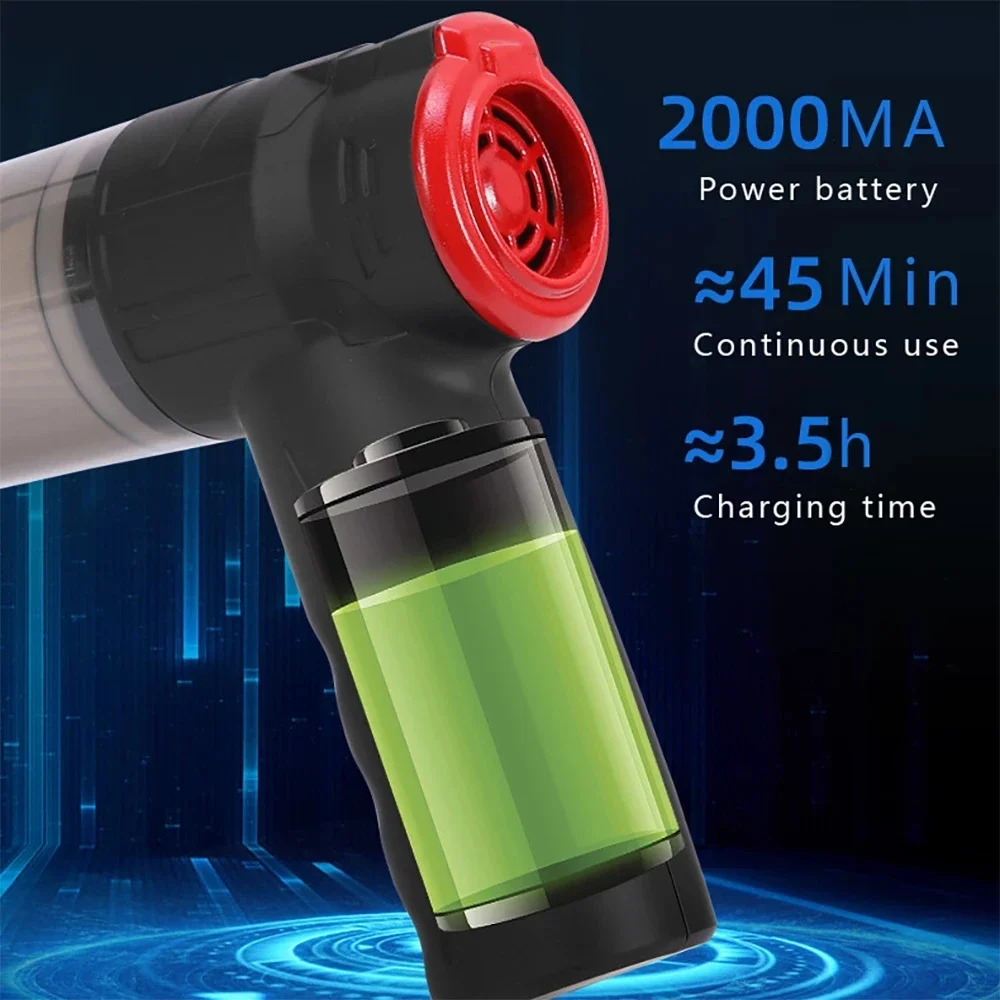 Portable Wireless Handheld Vacuum Cleaner 16000Pa Strong Suction for Car Home- 2in1 Vacuum Cleaner and Air Blower