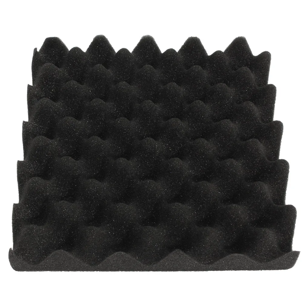 250x250x50mm Acoustic Foam Panels Sound Absorbing Studio Foam Soundproofing Insulation Absorption Treatment Wall Panels