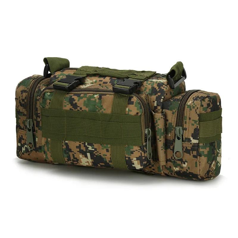

Man Military Tactical Bag Waterproof Sports Running Waist Chest Bag Outdoor Fishing Hiking Multifunctional Shoulder Crossbody