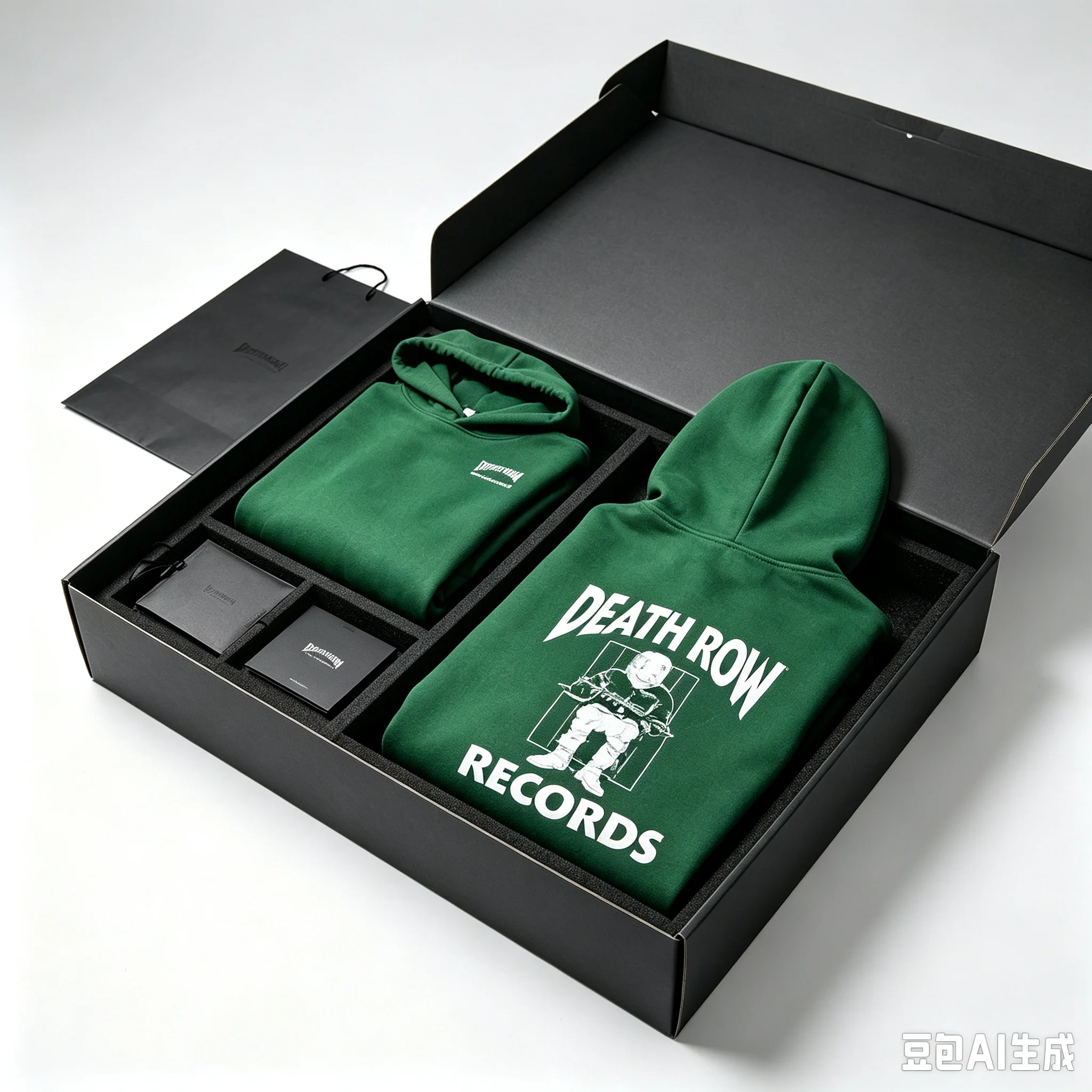 Death Row Records Hoodies Frühling Herbst Fleece Hoodie Pullover Mode Herren Damen Lose Kapuzenpullover Hip Hop Streetwear Top – Detail 6