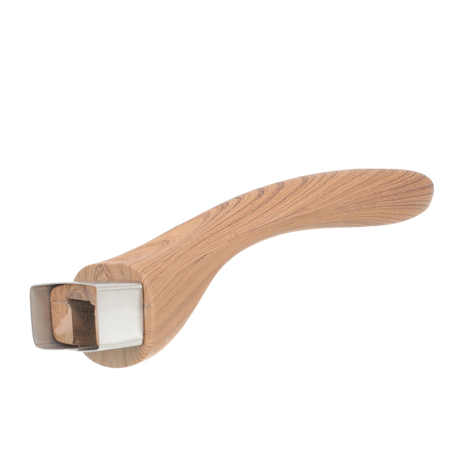 取り外し可能な鍋ハンドル交換用、火傷防止ステンレス鋼木目調グリップ、片手鍋、フライパン、家庭用調理器具用