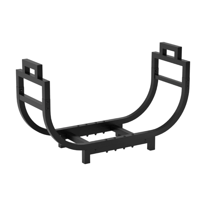 E7CD Raised Base Rack 30-in Metal Storage Stand with Side Grips and Ventilated Frame for Indoor Outdoor Porch Garage
