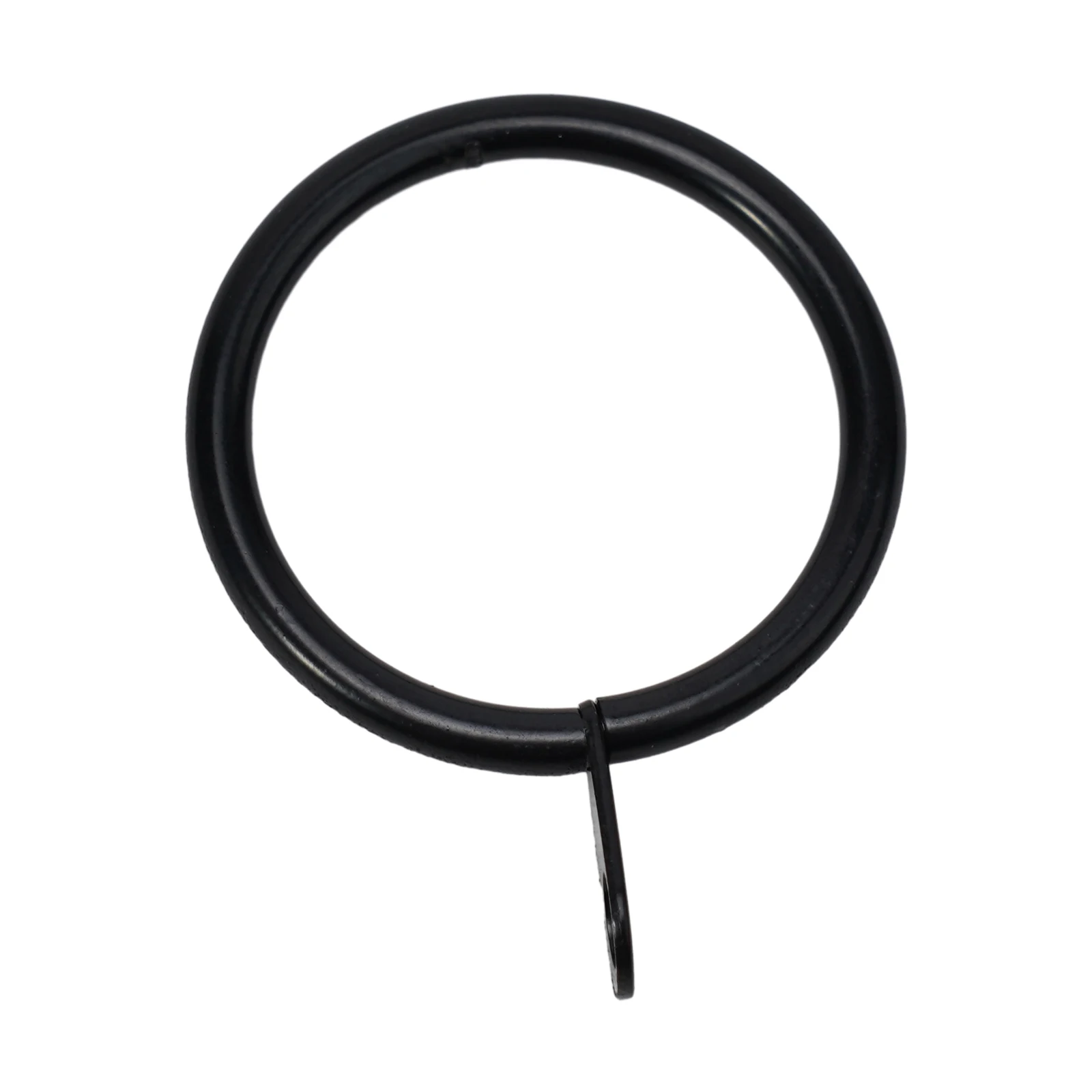 24/12 Pcs Curtain Rings Metal Iron Hanging Hook For Curtains Rods Pole 25 TO 37 Mm Curtain Black /Silver /White