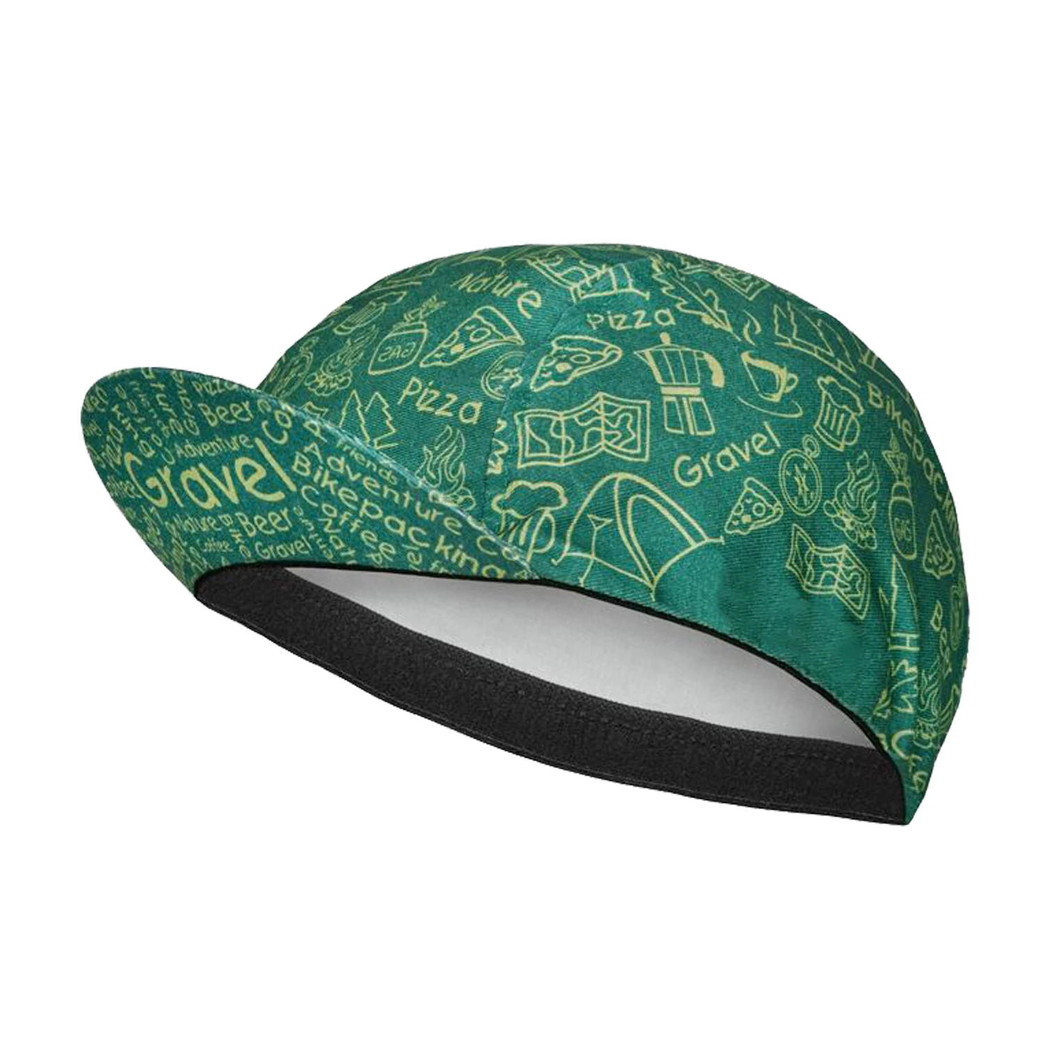 SweetMatt Klassische Retro Bier Kaffee Eis Cartoon Polyester Radfahren Caps Fahrrad Schnell Trocknend Sport Hüte Sommer Fahrrad Sturmhaube