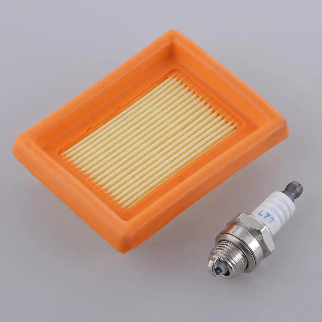 

Brush Cutter Spark Plug Air Filter Kit Universal Gardening Tool String Trimmer Replacement for FS450 FS200 FS350