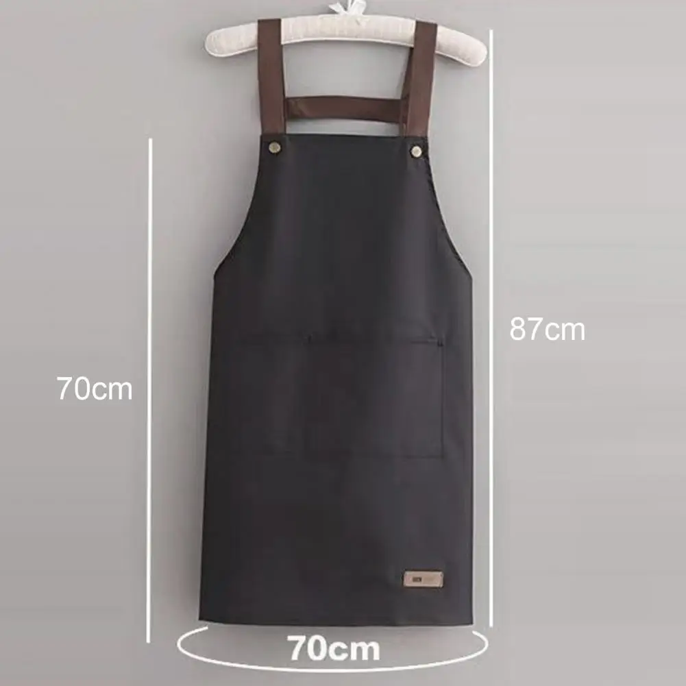 Washable  Fashion Waist Tie Hand Wipe Apron PVC Cooking Apron Breathable   BBQ Accessories