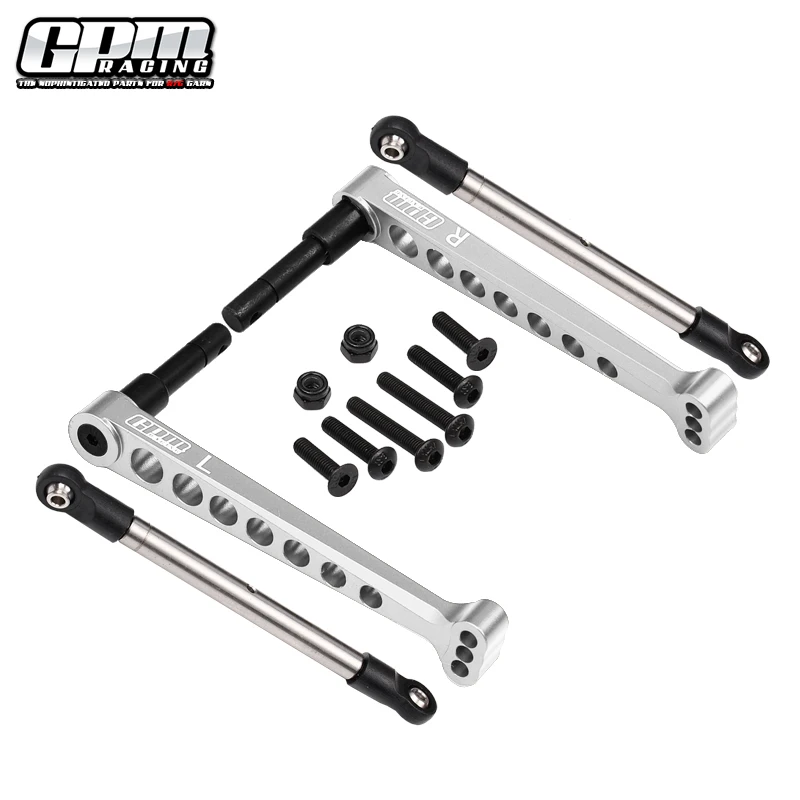 GPM 1/10 Lasernut Tenacity Ultra 4 ALUMINIUM HINTERE SWAY BAR & EDELSTAHLVERBINDUNG