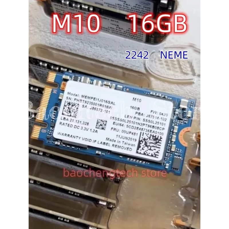 M10 16G Internal Solid State Drive High Performance M.2 NVME 2242 SSD For Intel Optane HDD for Laptop