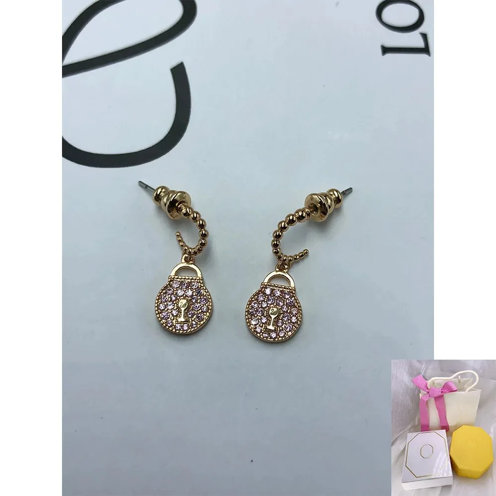 

Новые хиты продаж, модные серьги в форме капли воды с замком в форме сердца орхидеи, серьги из розового золота, романтический подарок на день рождения