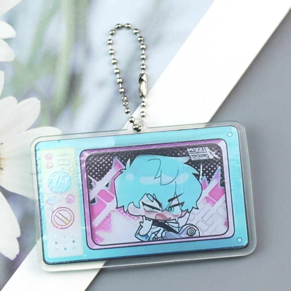 الغريبة المرحلة إيفان آند تيل سلسلة مفاتيح من الكرتون سلسلة أكريليك للمرأة الرجال موضة أنيمي الشكل الاكريليك كيرينغ قلادة هدية