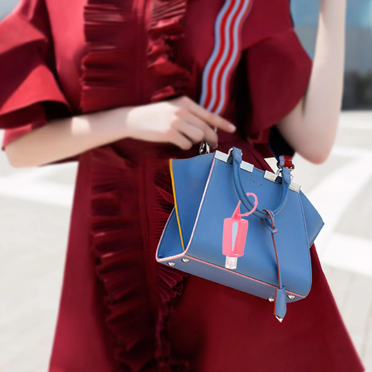 

10Pcs Protective Cover Case for Perfume Silicone Sleeve Business Trip Camping Airplane Travel Convenient Carry