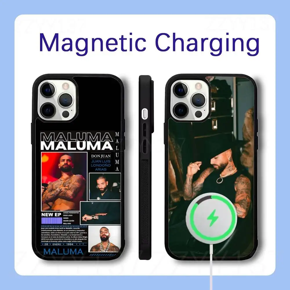 

Maluma BRONCEADOR Phone Case For iPhone 17,16,15,14,13,12,11,Pro,Max,Plus,Air,Mini,SE Magsafe Magnetic Wireless Charging
