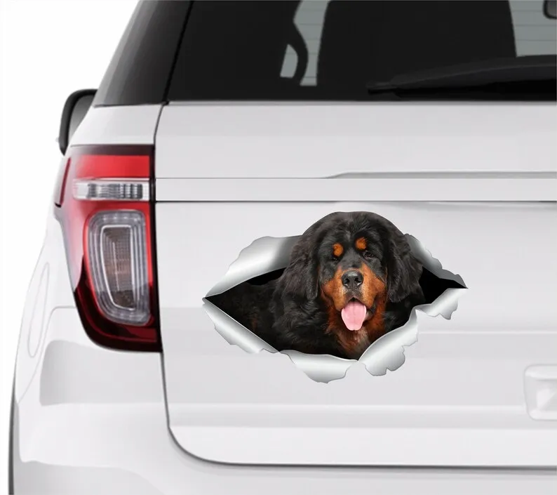 Tibetan Mastiff Car sticker Mastiff sticker Dog car sticker Mastiff decal Funny dog Tibetan Mastiff art Mastiff dog Funny dog st