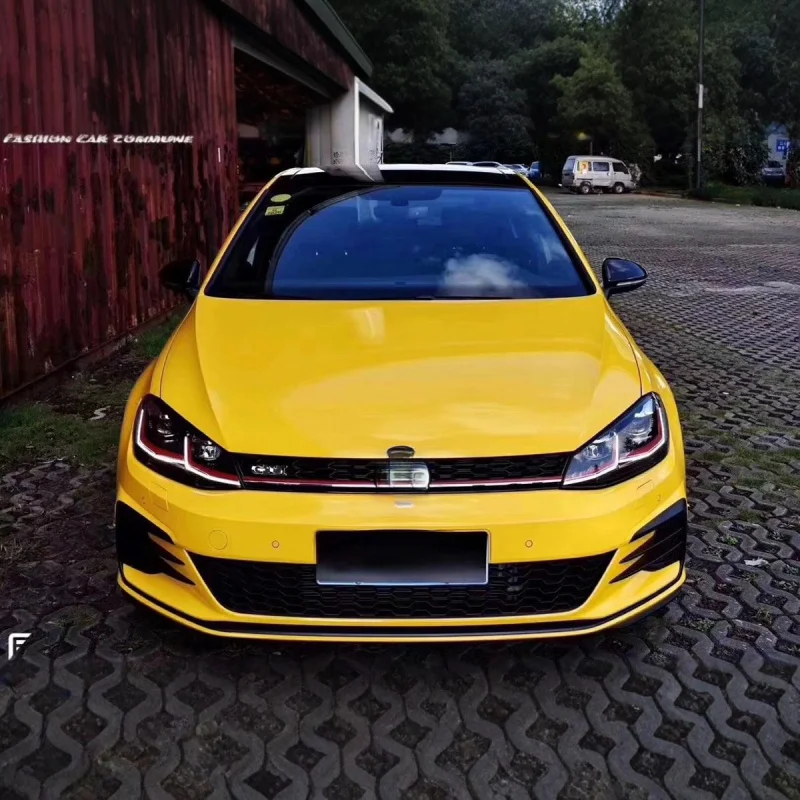 

Suitable for Golf 7 Modification Upgrade 7.5 GTI Full Body Kit Front Bumper Grille PP Material