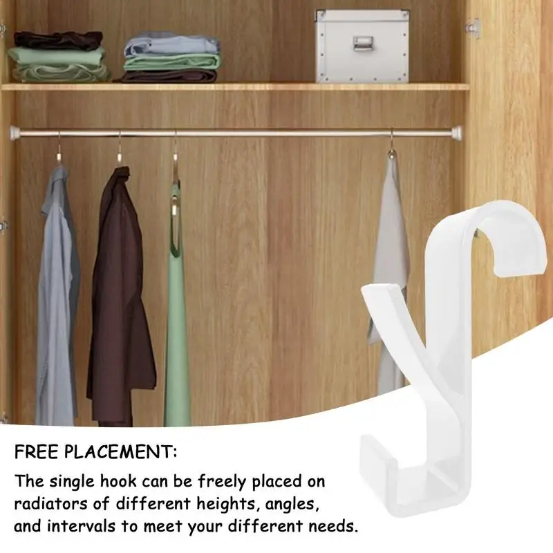 Drying Rack Hook Shower Door Hooks For Suspending Clothes Shower Hanger Rustproof Durable Waterproof Shower Towel Hook For Dry