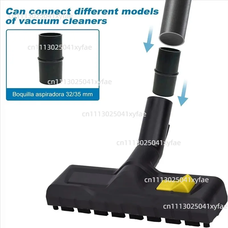 Universal Floor Nozzle Brush For Karcher//Thoma//Henry Hoover Vacuum Cleaner 32/35Mm Switchable Dry/Wet