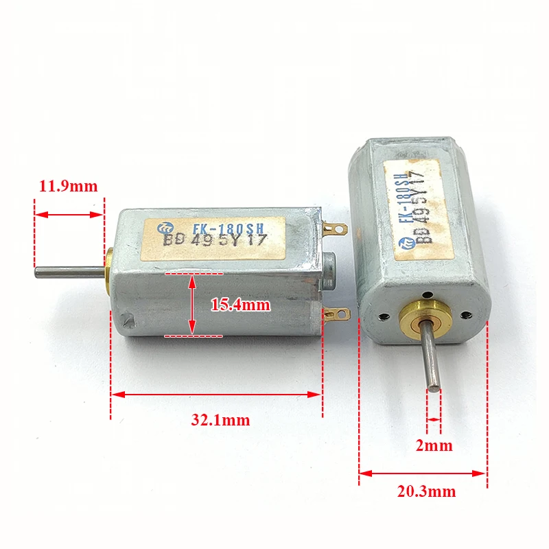

Mabuchi FK-180SH-16150 DC12V Mini 180 Motor