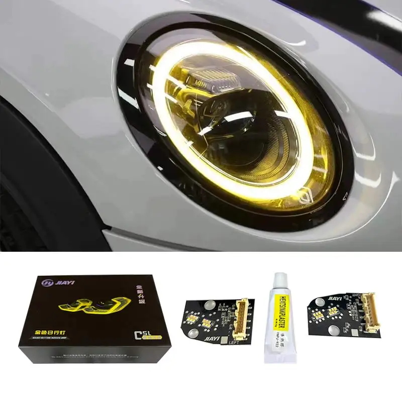 

J ONE Yellow DRL Daytime Running Light Chip for 2018-2022 BMW Mini F55 F56 F57 F54 LED Board LCI Lemon Yellow Headlights