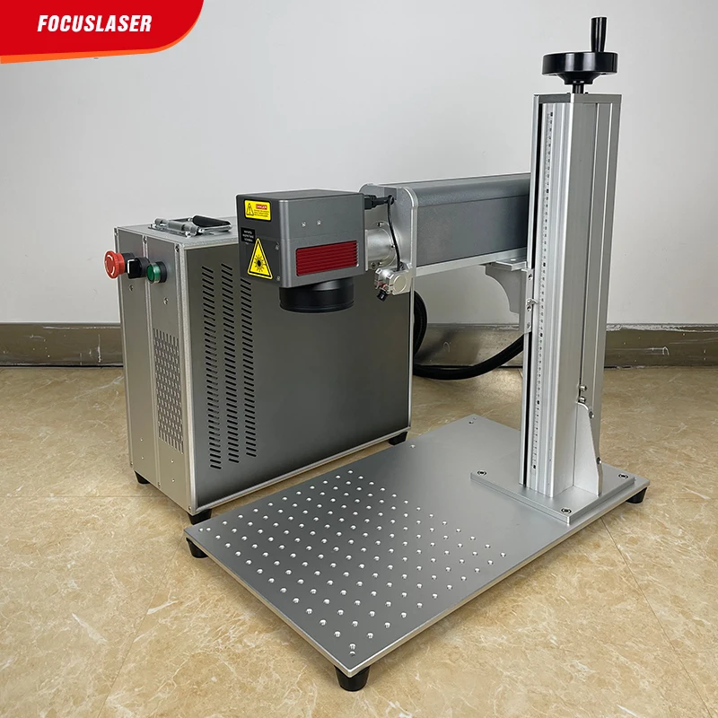 20W 30W 50W Raycus Jpt Fiber Laser Markering Machine Hoge Precisie Metalen Roestvrij Staal Graveur Goud Zilver Gravure Machine