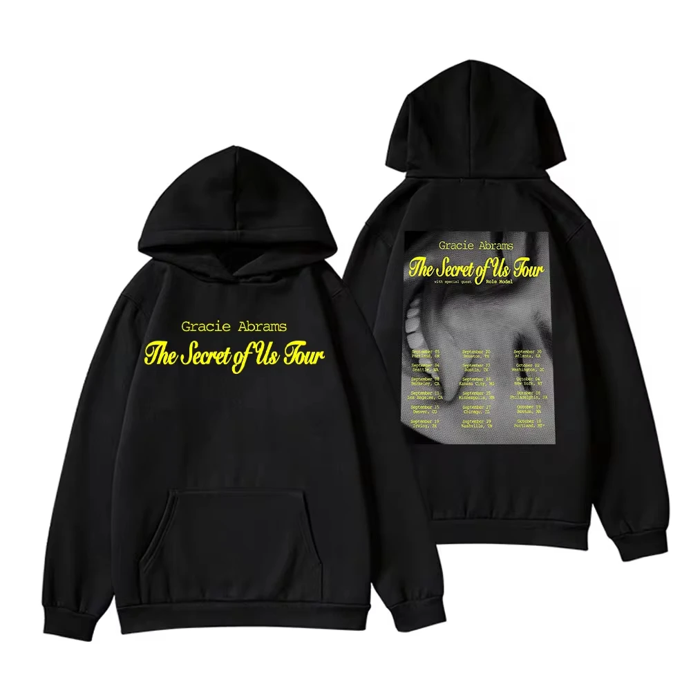 

Gracie Abrams The Secret of Us Tour 2024 Hoodie Unisex Casual Printed Long Sleeve Pullovers Streetwear