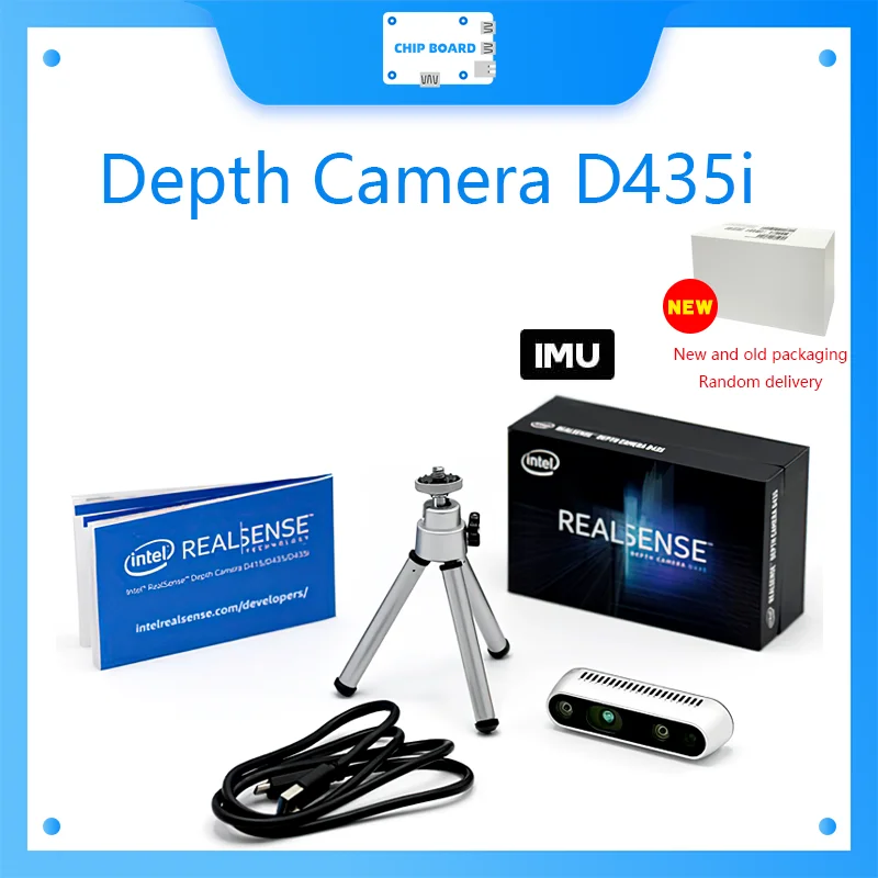 

Intel RealSense Depth Camera D435i Awareness IMU Virtual/Augmented Reality and Drones