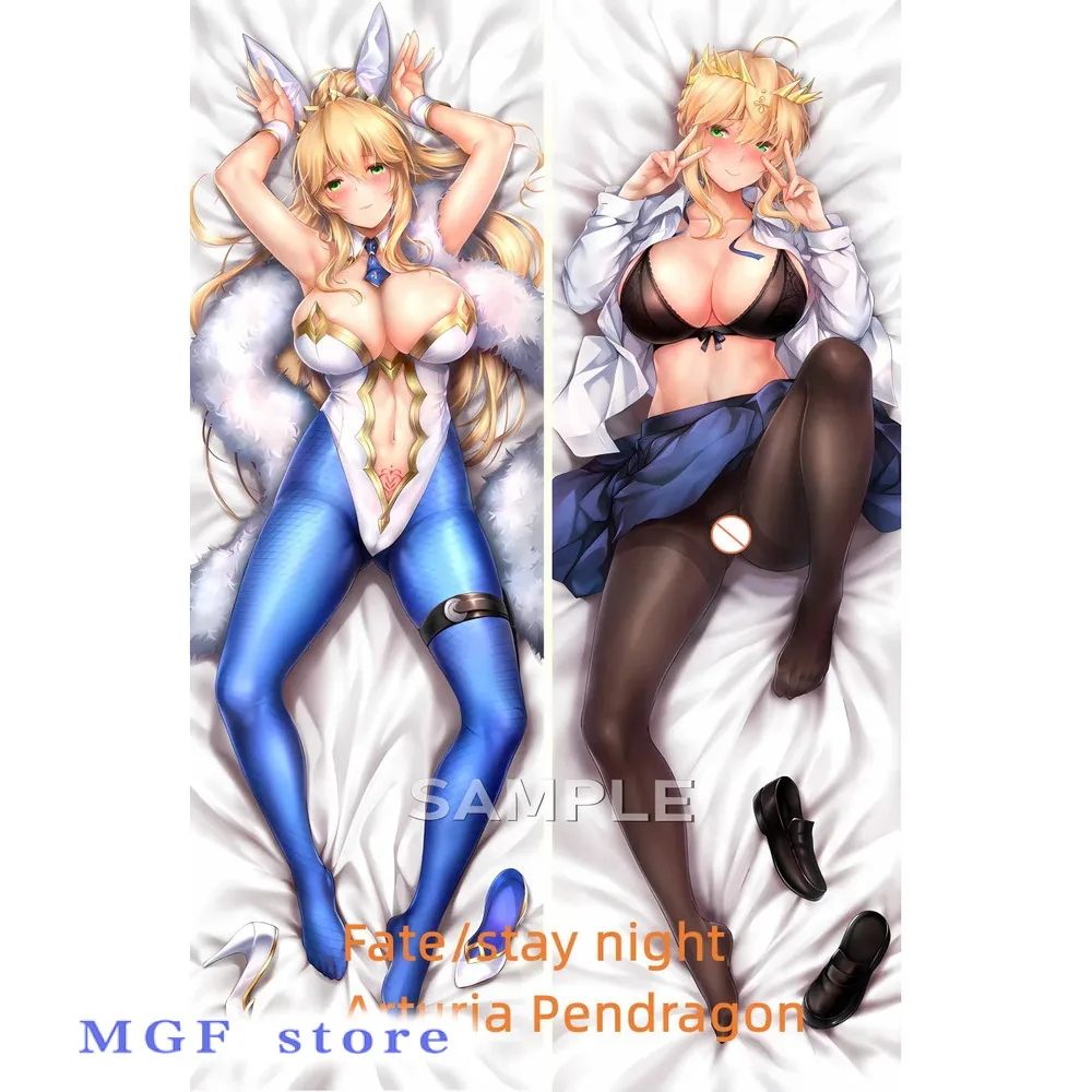 

Dakimakura Anime Pillow Case Arturia Pendragon Double-Sided Print Of Life-Size Body Pillowcase Gifts Can Be Customized