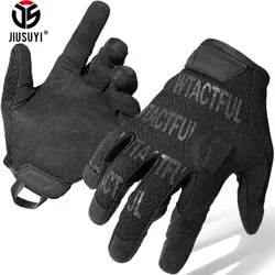 Guantes tácticos de dedo completo pantalla táctil combate tiro caza deporte al aire libre Airsoft Paintabll conducción trabajo mitones hombres mujeres