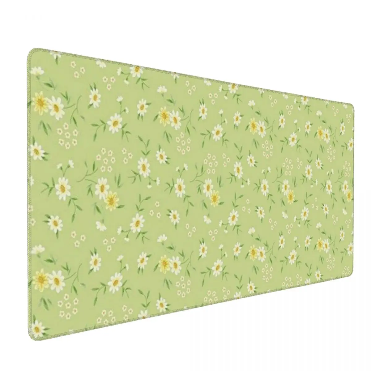 Large Mouse Pad Adorable Daisy In Green Background PC Laptop Mats Keyboard Carpet Computer Gaming Office Accessories Desk Mat