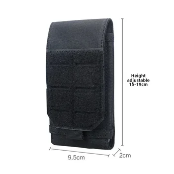 الخصر حقيبة EDC أداة حقيبة سترة الحقيبة حقيبة الهاتف المحمول مقاوم للماء التكتيكية العسكرية الرياضة الصيد حزام أدوات السفر