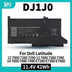 DJ1J0 Battery for Dell Latitude 7280 7290 7380 7390 7480 7490 E7280 E7290 E7380 E7390 E7480 E7490 Series DJ1JO P28S K8X0T1 ONFOH