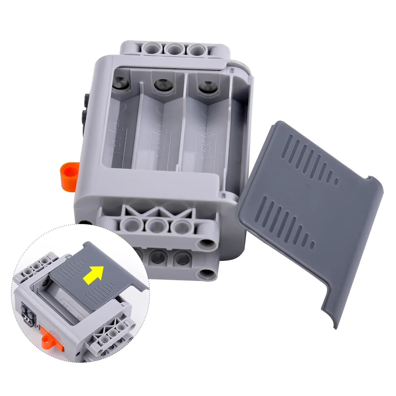 Función de potencia, Motor 88003 L, piezas de ladrillos de alta tecnología, juego de mando a distancia, bloques de construcción MOC PF ensamblados, Juguetes DIY modificados