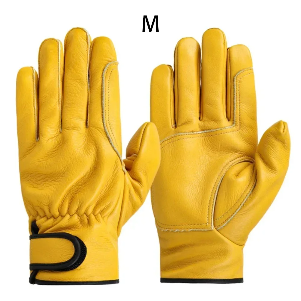 

Utility Leather Work Gloves Welding Safety Wear-resistant Gloves Protection Flex Grip Security Gloves Workers