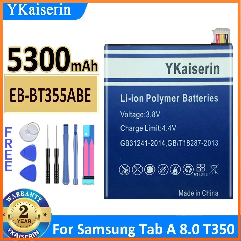 

YKaiserin EB-BT355ABE Battery For Samsung GALAXY Tab A 8.0 T355C GALAXY Tab5 SM-T355 SM-T350 SM-P350 P355C SM-P355M T355 bateria