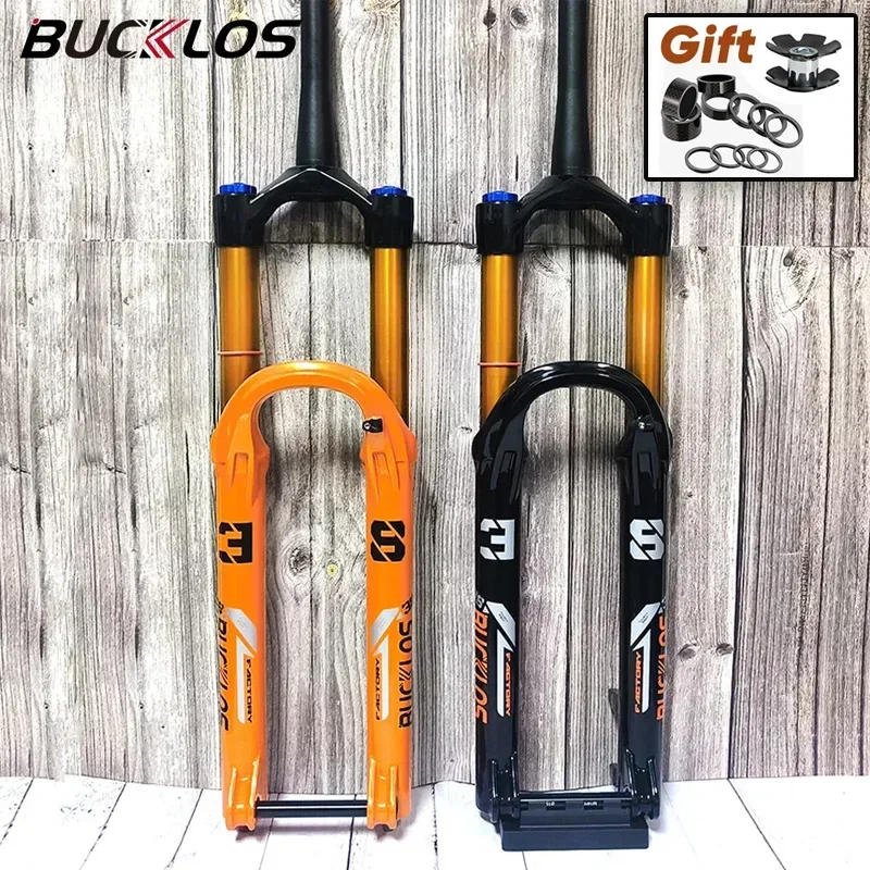 

BUCKLOS Mountain Bike Air Suspension Fork 27.5/29 Inch Factory 38 Boost Mtb Downhill Bicycle Fork for FOX Shock Absorber Fork