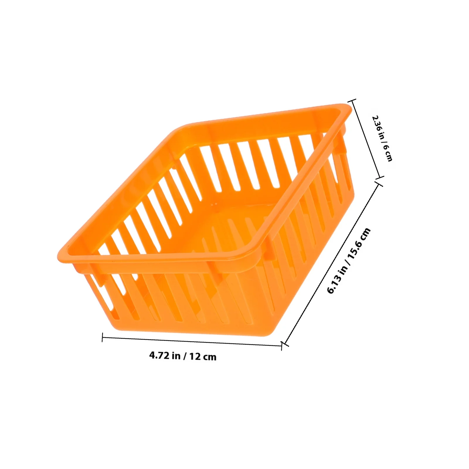 6 قطع من سلال تخزين الفصول الدراسية، حامل أقلام رصاص بلاستيكية، منظمات مكتبية ملونة، صواني المرافق للمدرسة والمكتب والمنزل