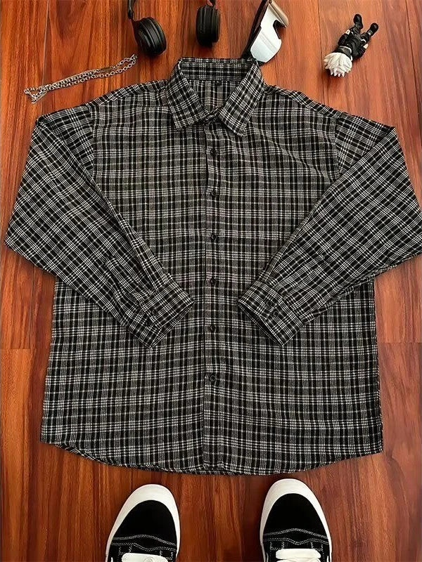 

Men's Casual Retro Shirt Loose Fit Lapel Neck Short Sleeve Shirt Lightweight Fabric Breathable Summer Holiday Daily Streetwear