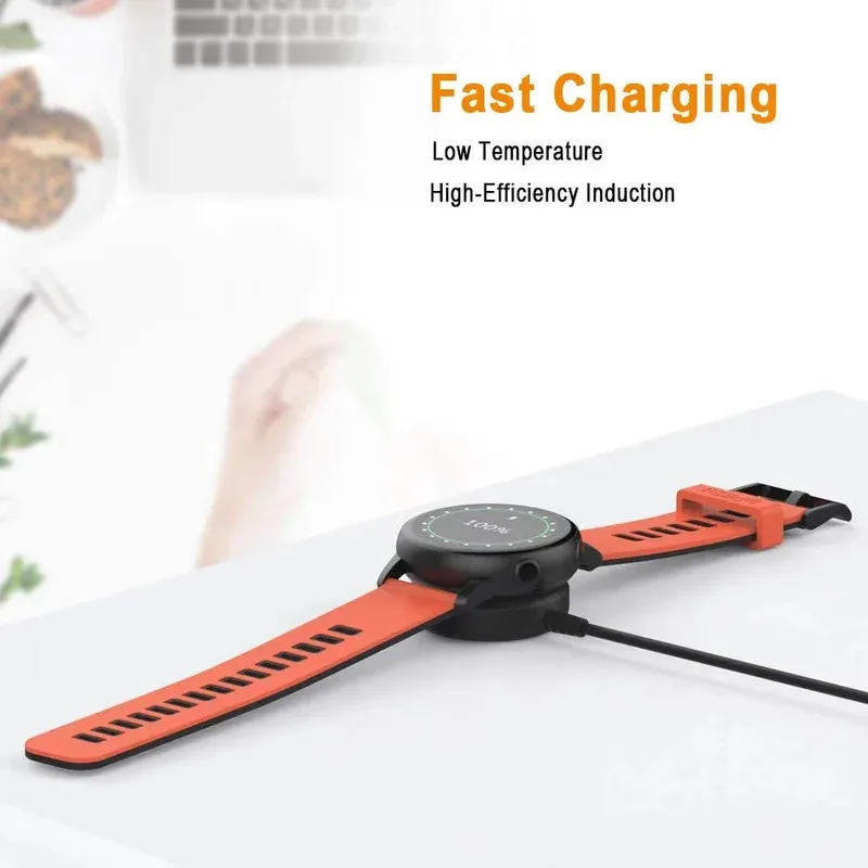 Cabo de carregamento usb para garmin vivoactive 3 4 4S/fenix 5 5x 6S 6x 7x 7s 7/venu sq estação de suporte de carregador de música data para 935