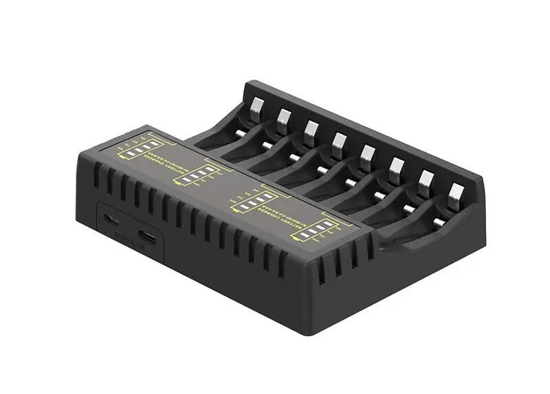 8 ports channels tanks1.2v Ni-MH and 1.2v Ni cd aa aaa Rechargeable BATTERY CHARGER