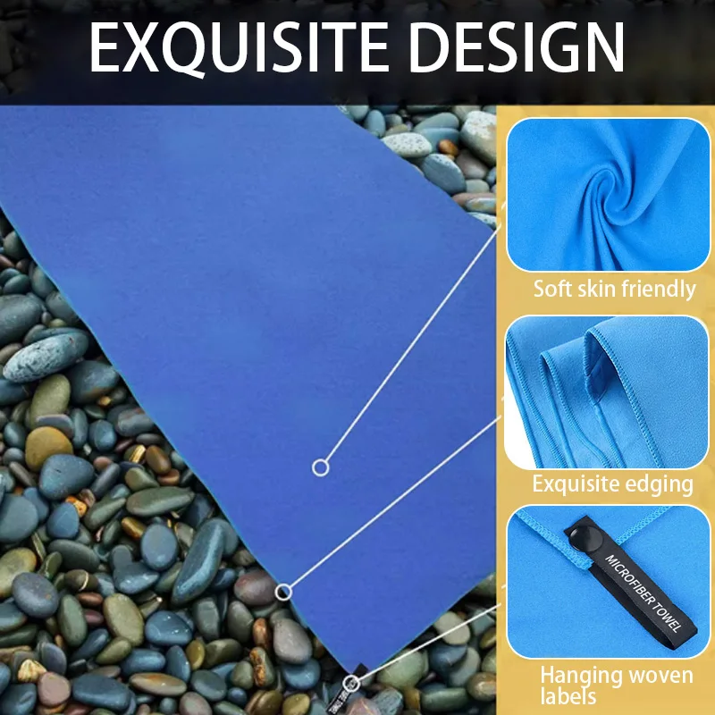 80X160 سنتيمتر ستوكات سريعة الجافة امتصاص الماء منشفة رياضية لينة مريحة تشغيل اليوغا اللياقة البدنية في الهواء الطلق التخييم التنزه مناشف الشاطئ