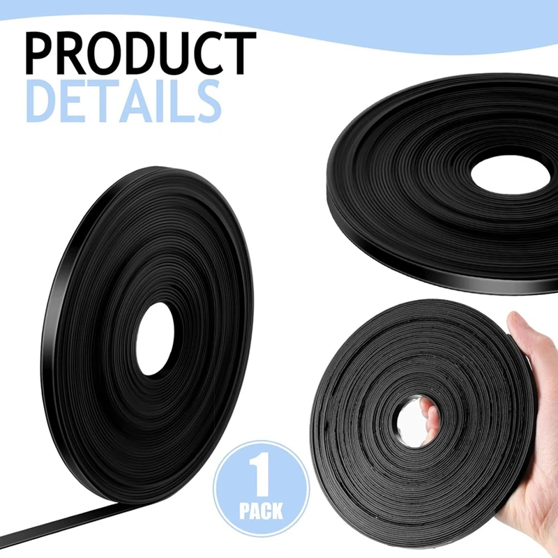 Black Tape Roll Strips, Magnetic Board Dividers Magnetic Marker Lines For Classroom Office Art Accessories