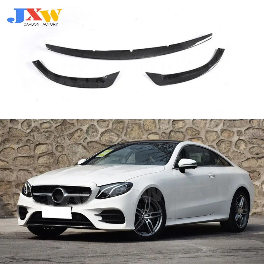 

Carbon Fiber Front Bumper Chin Spoiler Cars Accessories For Benz E Class C238 E200 E300 E400 E500 E53 AMG Coupe 2020+ FRP