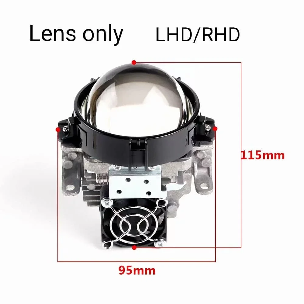 lights fog lamp car headlight 45W H8 5500K 4300K bi led projector lens 3 inch lamp fog light bi projector car headlight