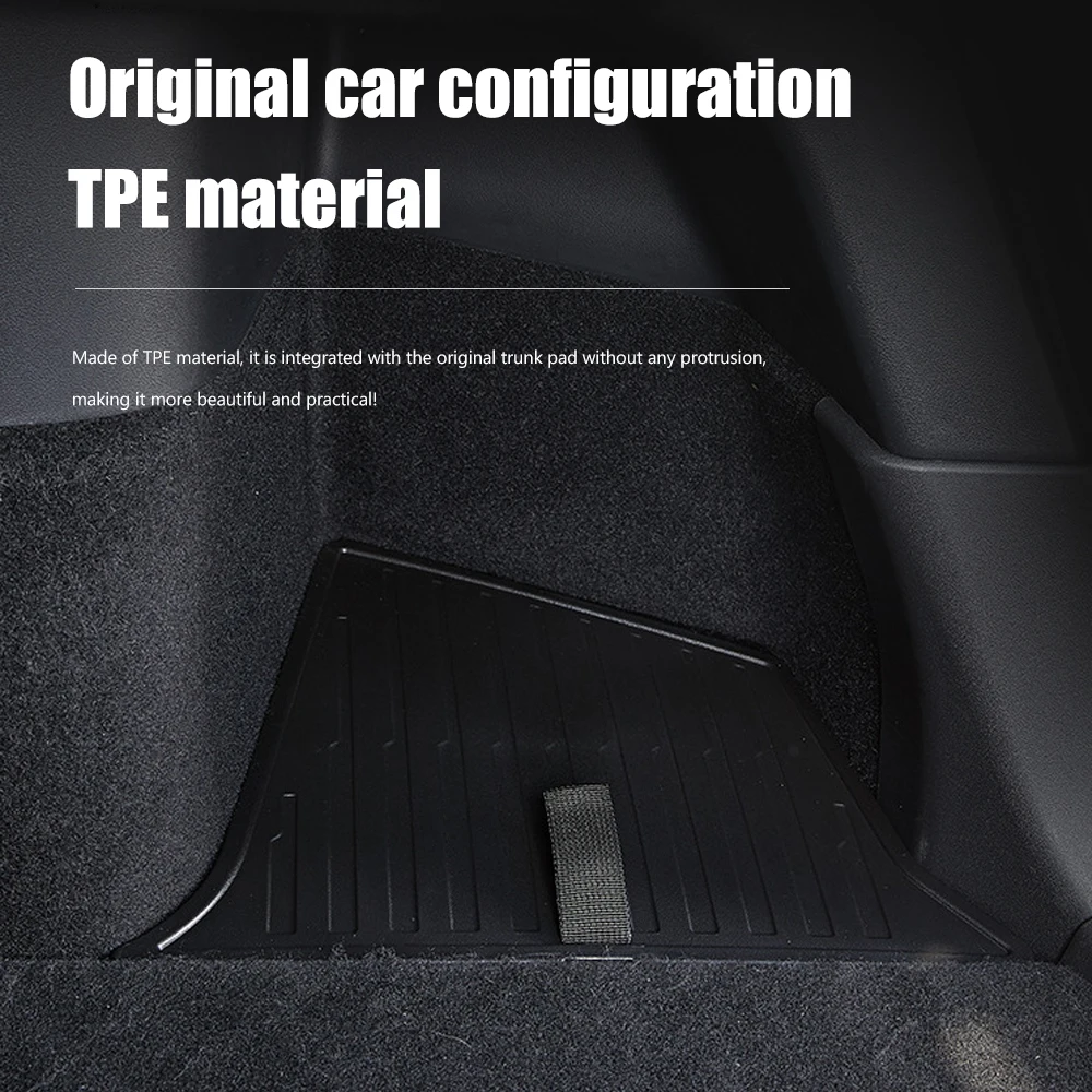 Box Car Storage For Tesla Model Y 2018-23 Car Trunk Side Storage Box  Partition Storage and Sorting Storage